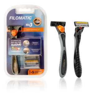 BLISTER MAQUINILLA AFEITAR FILO 3 C/5 CABEZALES